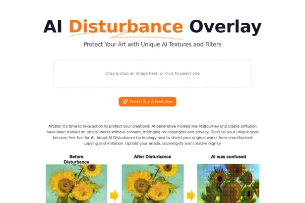 AI Disturbance Overlay: Enhancing Visual Clarity